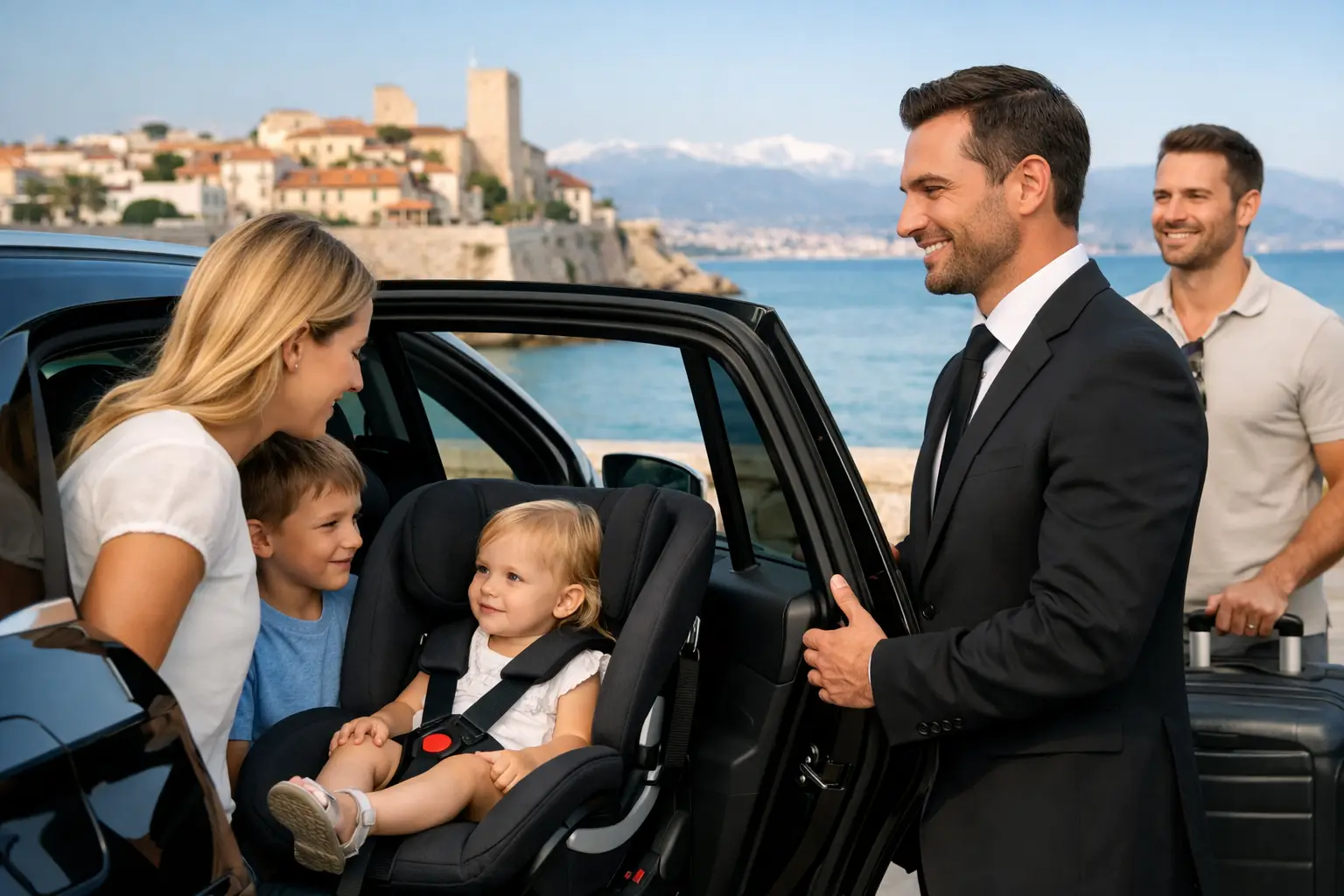 Baby Seat Chauffeur in Antibes for Family Travel
