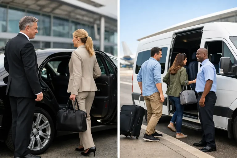 Flygabschaufför versus hotelltransfer: Vilken passar?